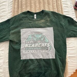 Green Bearcats University Crewneck